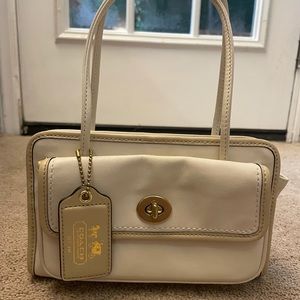 Creme Coach Purse